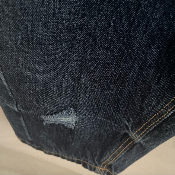 Old Navy Extra High-Rise Balloon Ankle Jeans Size 16 EUC some distressing - Picture 5 of 9